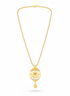 Swarnika Classic Flora l Chain & Tops Set(18k Gold Plated)