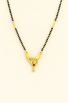 Classic Gold-Tone Mangalsutra with Designer Pendant