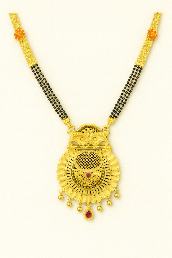 Traditional Gold Plated Rajwadi Designer Mangalsutra