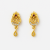 Traditional Gold-Tone Drop Earrings for Women