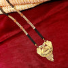 Traditional Gold Plated Mangalsutra with Floral Accents