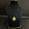 Gold plated Mangalsutra with Stone drop