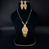 Traditional Gold Plated Kanthi Necklace Set with Earrings