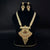 Traditional Gold Plated Necklace Set with Earrings