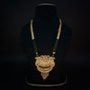 Traditional Gold Plated Mangalsutra with Floral Panels