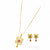 Swarnika Classic Flora l Chain & Tops Set(18k Gold Plated)