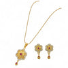 Swarnika Classic Flora l Chain & Tops Set(18k Gold Plated)