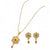 Swarnika Classic Flora l Chain & Tops Set(18k Gold Plated)