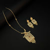 Traditional Gold Plated Square Kanthi Necklace Set