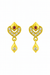 Teardrop Gold-Tone Drop Earrings