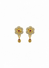 Swarnika Classic Flora l Chain & Tops Set(18k Gold Plated)